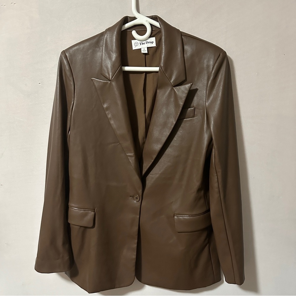 Brown isn’t just a color this year, ~The Drop Women's Classic Brown Blazer